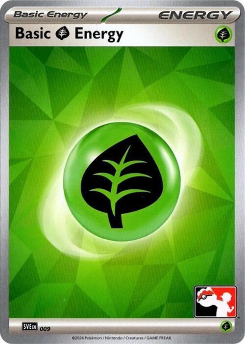 Scarlet & Violet Energy Basic Grass Energy [Prize-Pack] Pokémon card